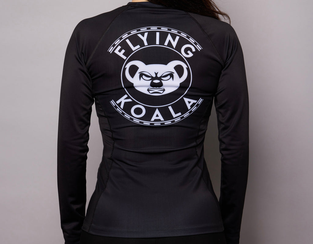 Classic Long Sleeve Rashguard — All Black