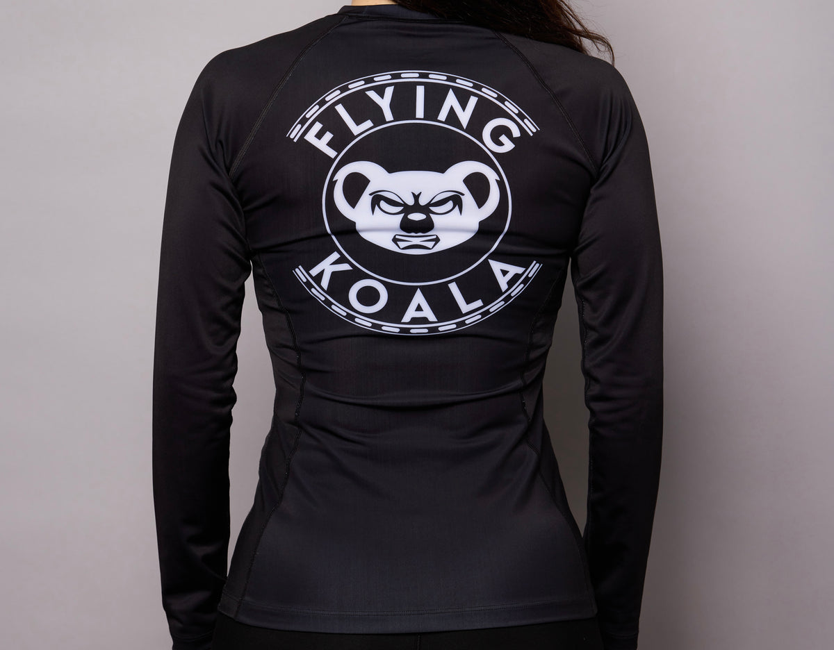 Classic Long Sleeve Rashguard — All Black