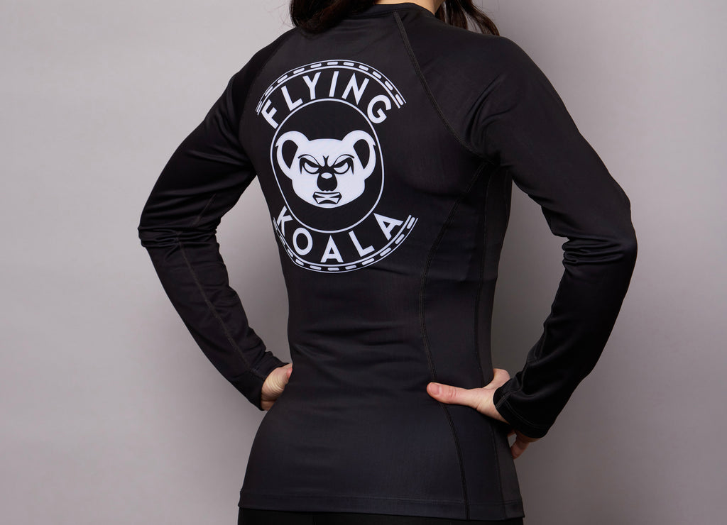 Classic Long Sleeve Rashguard — All Black