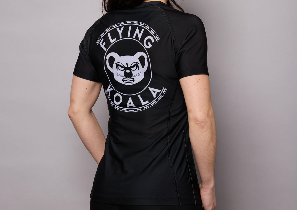 Classic Short Sleeve Rashguard — All Black