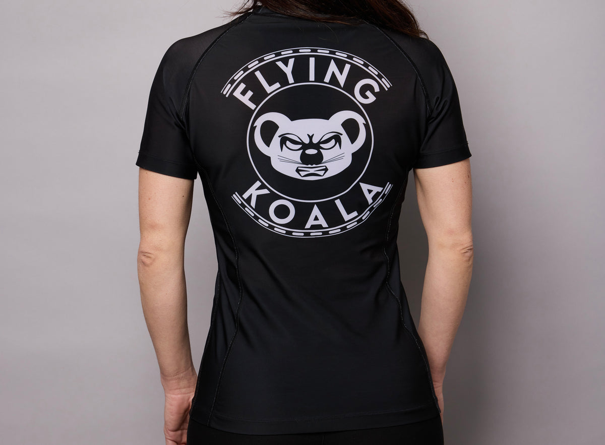 Classic Short Sleeve Rashguard — All Black
